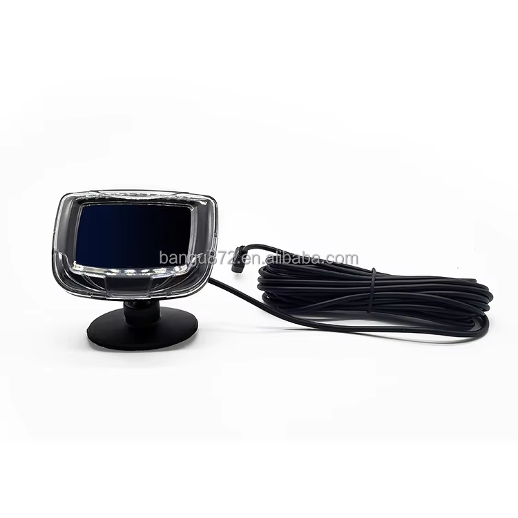 Car Parking Sensor Set, LCD Display Alarm with 4 Radar Sensors, Backup Reversing Radar Monitor Detector System for Subaru Impreza