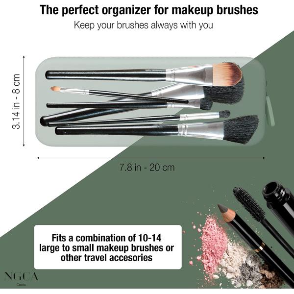 Travel Essentials Organizer Flexible Design Silicone Makeup Bag for Women Waterproof