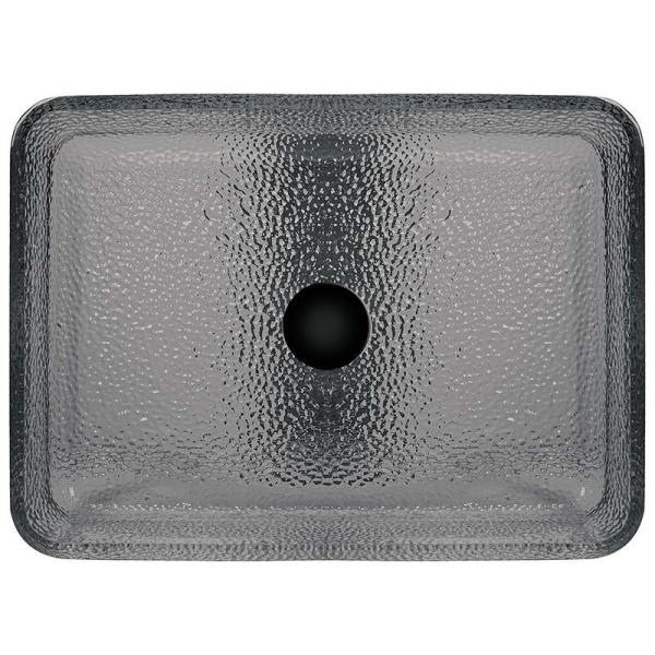 Banheiro fumarento 105mm liso da bacia de Grey Retangular Vessel Sinks Wash