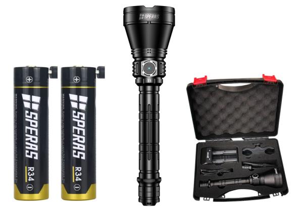 Anti explosion Long Beam 1300m Heavy Duty LED Torch Light
