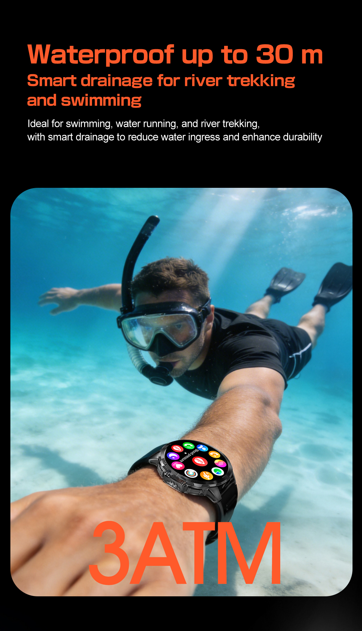 K77 Android Smartwatch Call IP67 Waterproof IPS Fitness Tracker Heart Rate Monitor Sleep Tracker Multi-Sport Silicone Alloy Case