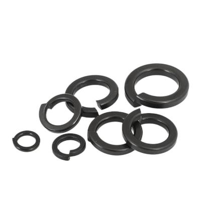 Spring Lock Washer M3 M4 M5 M6 M8 M10 M12 M16 M20 M24 M27 M30 Black Grade 8.8 Carbon Steel