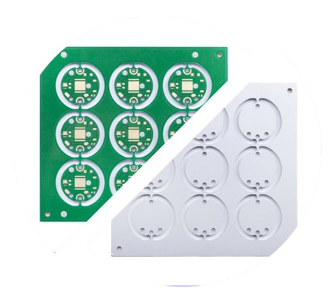 Плата с печатным монтажом PCB света СИД одиночная, который встали на сторону алюминиевая 3.0mm 2oz