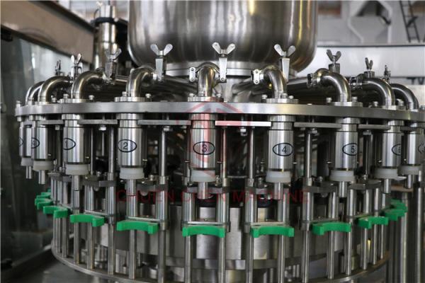 Industrail Mineral Water Glass Filling Machine , Glass Milk Bottle Filling Machine