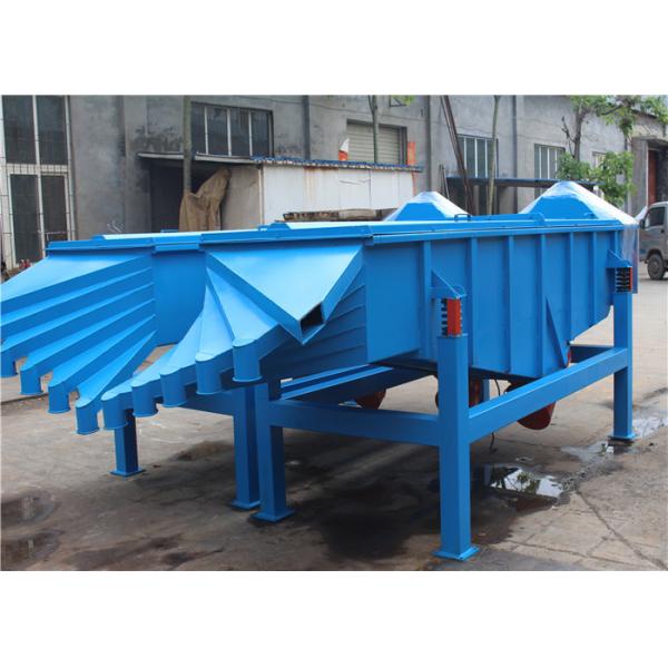 Carbon Steel Wood Chips Linear Vibrating Screen 1-8 Layers