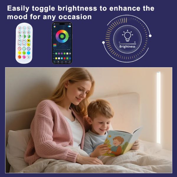 LED Light Source RGB Modern Floor Lamp Multi Color Smart Corner Lighting Music Sync Dimmable Remote App Control White Shade