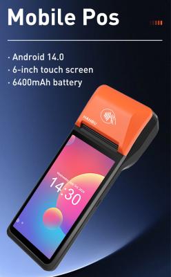 Android 14 Handheld POS Terminal 5.99 Inch Bluetooth POS Machine 3GB Ram 32GB Rom