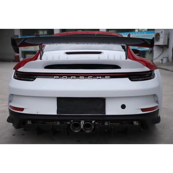 PP Plastic Material Body Kit for Porsche911 992 992 Upgraded GT3 Style Front and Rear Bumper Side Skirt Spoiler Hood Body Kit