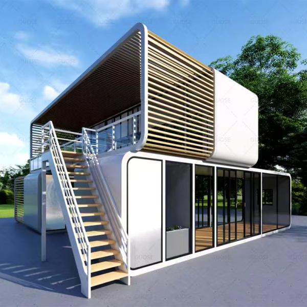 Prefabricated ApplePod Cottage 40FT Apple Cabin House Residential Villa Working Use