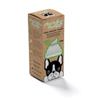 Saco solúvel em água do tombadilho de EN13432 Pva Unscented com a terra do distribuidor avaliado