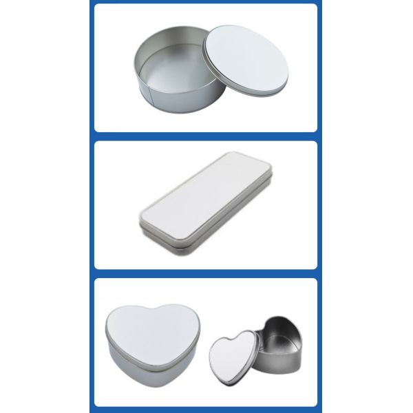 High Quality Custom Metal Tin Box Wholesale Sublimation Blank for Gift Storage for Holiday Supplies