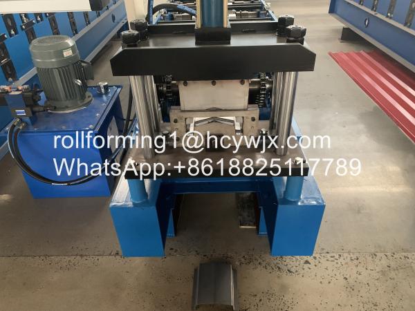 Galvanized Metal Roof 1.5mm Thickness Ridge Cap Roll Former