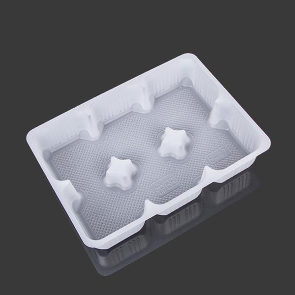 Non Toxic Disposable 21*15*4cm Plastic Cookie Tray