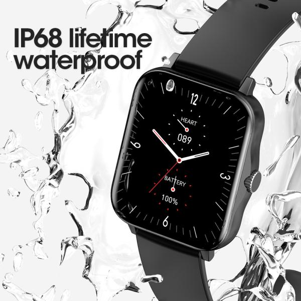 A tela cheia M5 ostenta o Smart Watch da aptidão com o monitor da pressão sanguínea