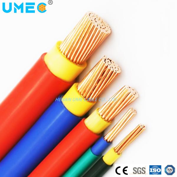 ISO CE 450/750V Fios de chapéu de PVC vermelho amarelo azul verde amarelo e verde para padrão americano