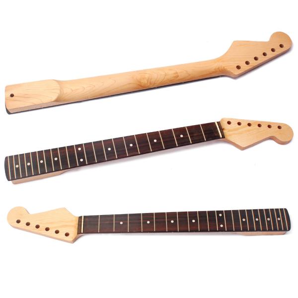 22 Frets Guitarra de Madeira de Maple Neck ST Guitarra Elétrica Neck Satin Finish