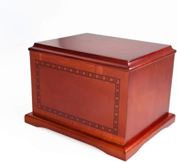 Wood Urn for Human Ashes, Wood Urns Professional Urn For Human Ashes Adults Burial Crematory Funeral Urn