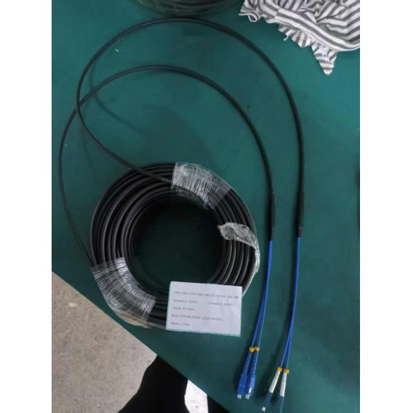 RRU/BBU Fiber Jumper with Armored Breakout - 2 Core Custom FTTA Patch Cord
