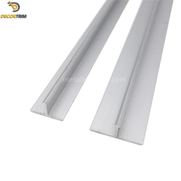 Anodized Matt Silver T Shaped Transition Strip 14mm 20mm 25mm