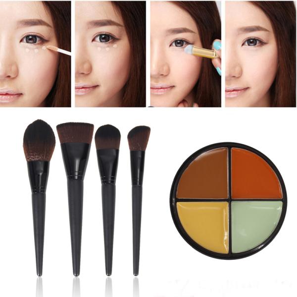 Create Your Own Concealer Makeup 4 Colors Face Makeup Concealer Palette