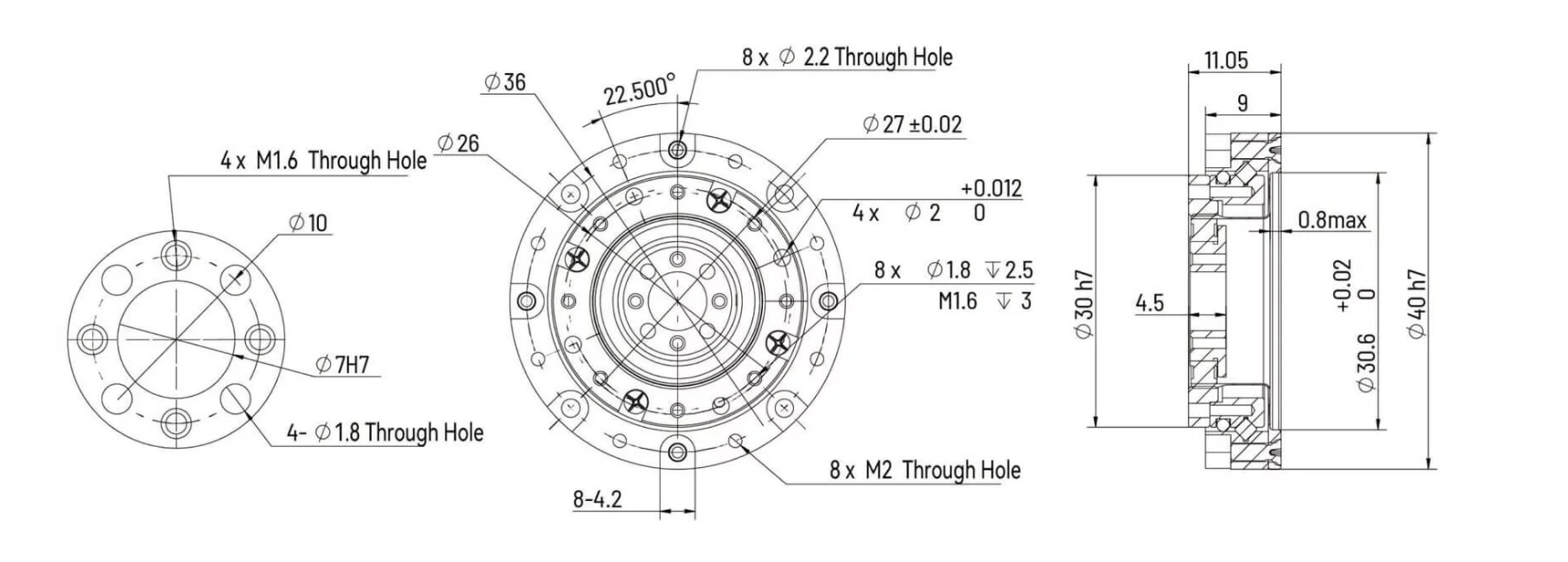 MINI HD-08 Harmonic Reducer
