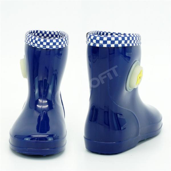 Oilproof Kids Light Up Rain Boots