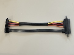 SATA 15Pin Power Connector Y Splitter Cable – 1 to 2 Female Electrical Wire Harness for HDD / SSD / Server Power Distribution