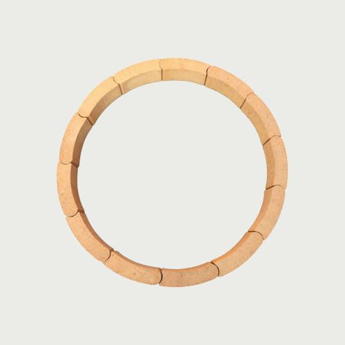 High Abrasion Resistance Curved Fire Bricks Refractory Brick Round Fire Clay Bricks