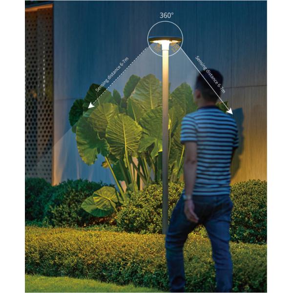 Гарантия 2 года IP66 солнечная светодиодная наружная уличная огородная подсветка водонепроницаемая двойная PIR датчики движения для дорожки