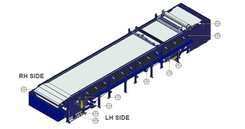 Continuous PLC Control Horizontal Belt Filter Solids Liquid Separation For Filter Cake