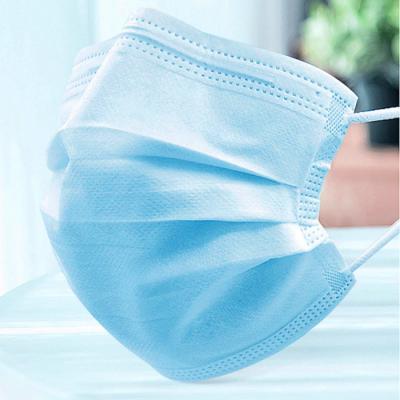 Pm2.5 3 Ply Disposable Breathing Mask / Disposable Non Woven Face Mask