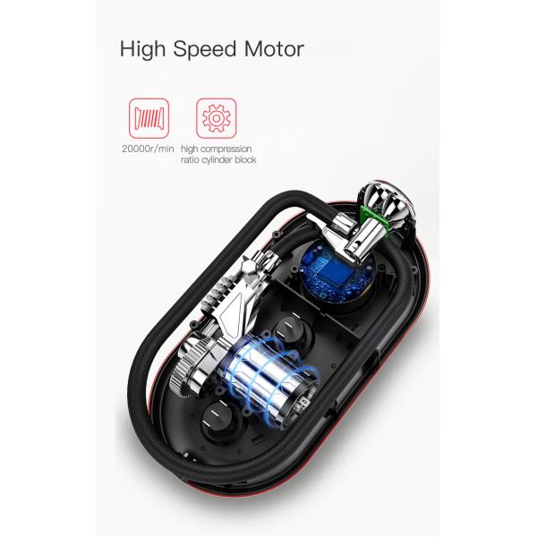 10A Work Current 150PSI 12V Low Noise Portable Mini Electric Air Pump Type Inflators