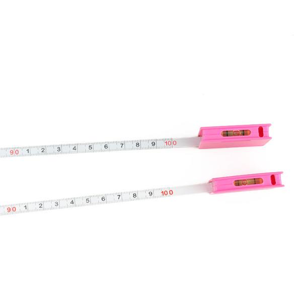 Wintape Cute Little Keychain Square Plastic Tape Measure Portable With Level Site Measurement Promotional Gift Продукция для рекламных подарков