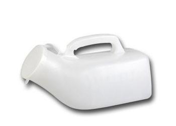 Portable male urinal with lid, Men's urinal,male urine bottle,disposable medical urinal 1000 ml