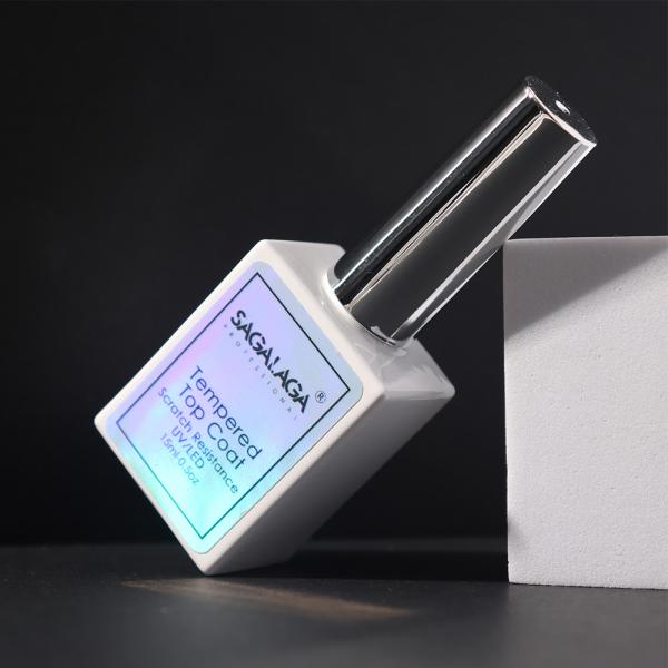 Cure time LED Lamp 30s Clear Matte Top Coat 15ml for Long Lasting No Wipe Soak Off UV Gel Nail Polish Private Label