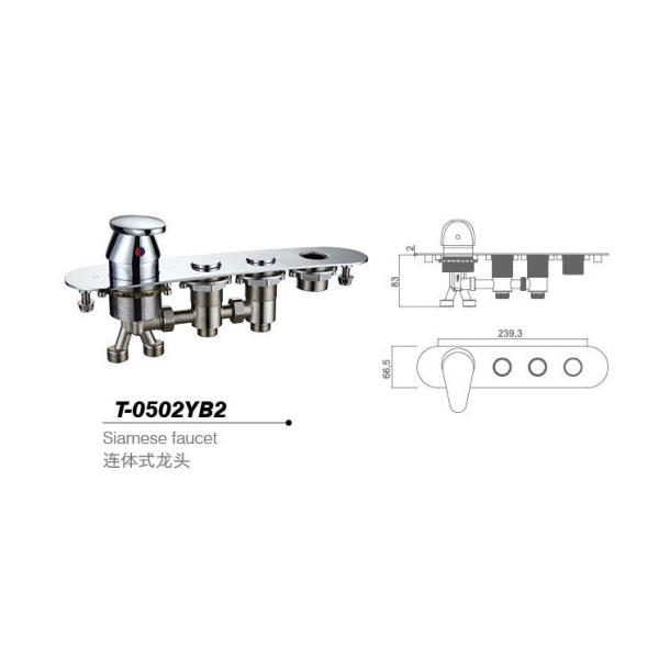 Bathtub mixer,Faucet,cold/hot water basin tap T-0502YB2