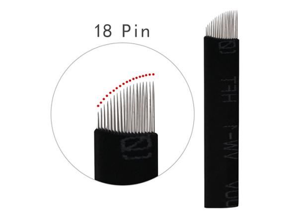 Nano 18 Pins Disposable Eyebrow Tattooing Needles