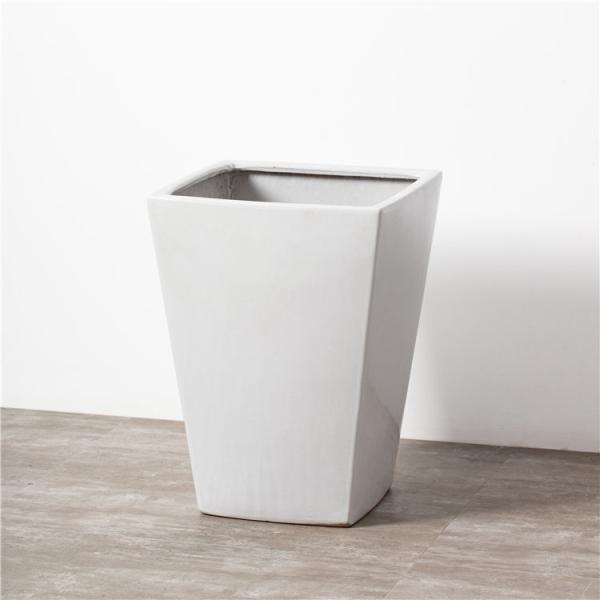 Minimalist style hotel home door decorative garden floor planter tall large ceramic flower pots for plant