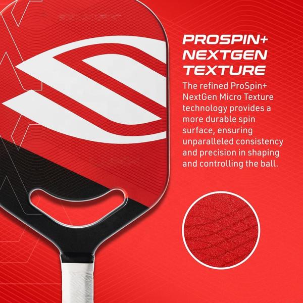 Edgeless Design Carbon Fiber Pickleball Paddle for Training Kevlar Core 20mm Thickness
