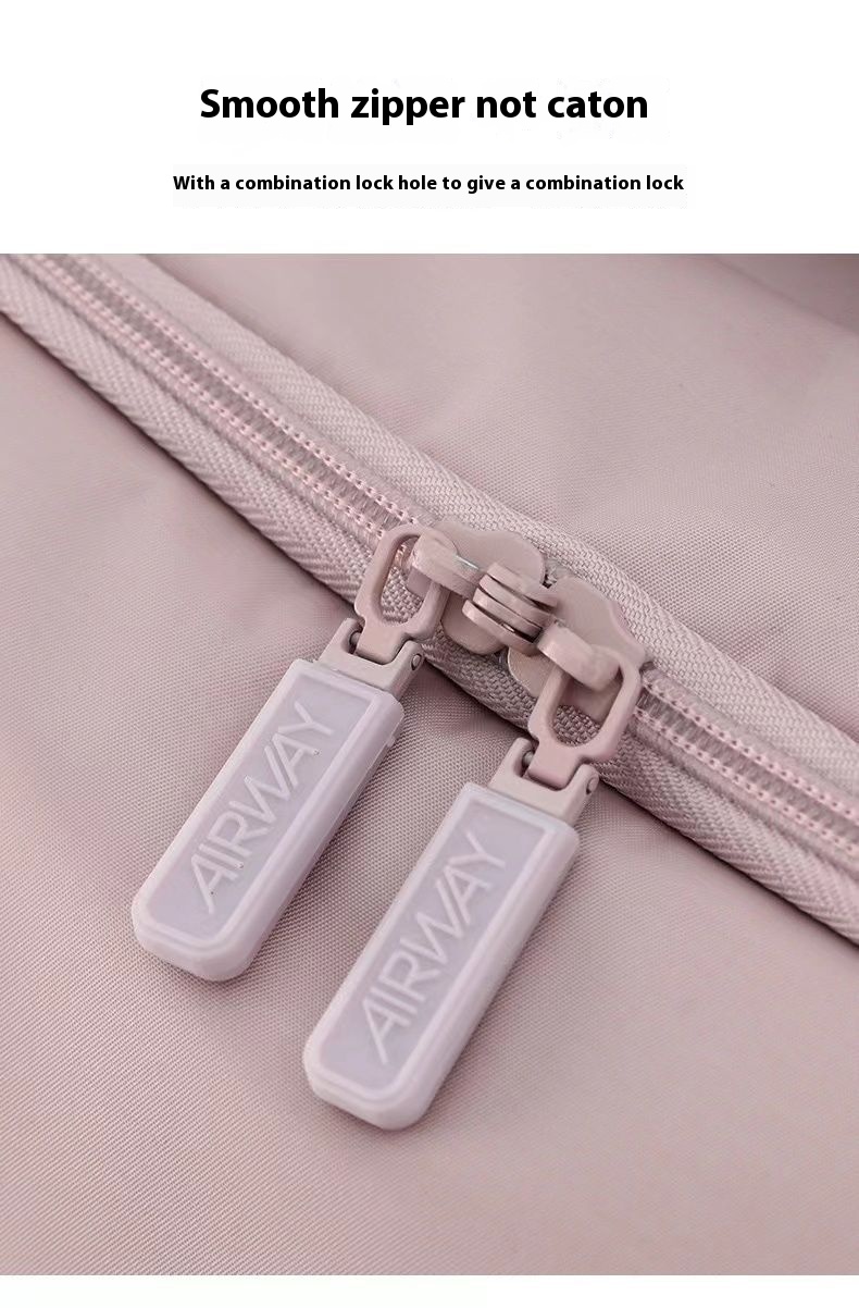 Ultra Lightweight Nylon Carry-On Luggage Waterproof Non-Woven Suitcase with Universal Spinner Wheels Unisex Portable Design