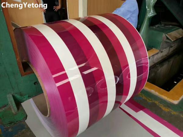 Household Appliance Cold Rolled Stainless Steel Coil With SMP Coating Pattern Printed