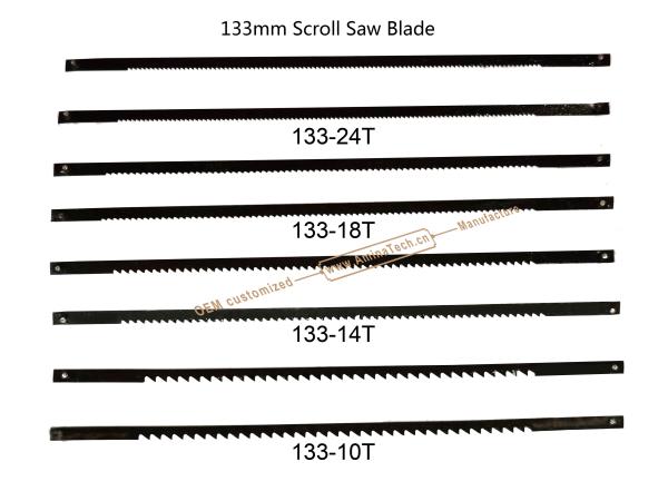 133mm Scroll Saw Blade Parts of power machine to cut Wood plyer or Carton