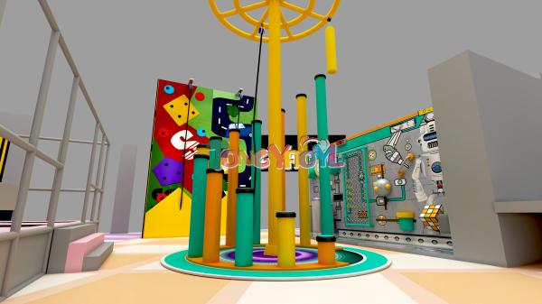 Elevate Your Playground With The Excitement Of Ninja Indoor Playground Equipment