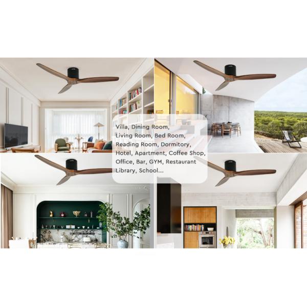 ceiling fan потолочный вентилятор украшения дома 220V 60w с мотором AC дистанционного управления