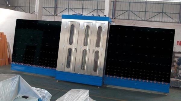 Máquina de lavar de vidro duplo de 2000 mm com forte capacidade de limpeza