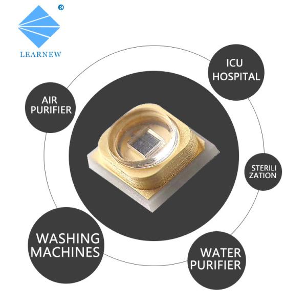 СИД ОБЛОМОКА 1W 0.5W 3535 UVB 305NM 325NM 295NM 340NM 355NM для СИД ФАБРИКИ света обработки терапией