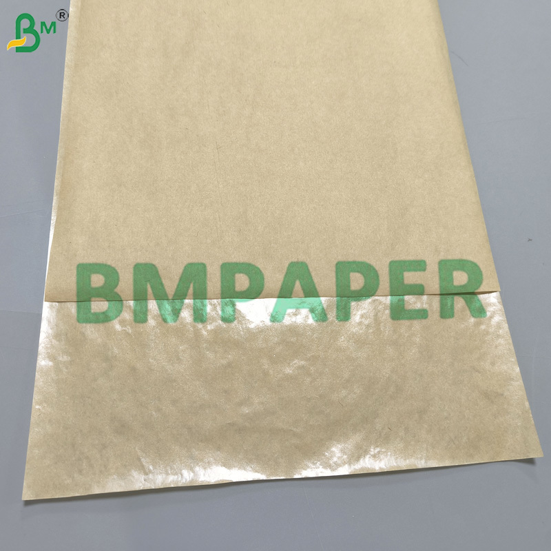 Custom Printed Brown PE Coated Kraft Paper For Food Bags, Liners