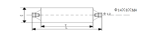 12kvAC 220pF высокочастотный емкостной изоляторный датчик Малый размер для испытания частичного разряда