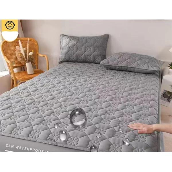 Fashion Washed Cotton Comforter Set Mattress Protector for Twin Full King Queen Size