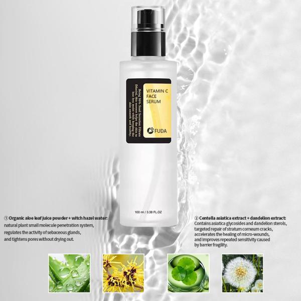 Vitamin C Centella Asiatica Face Skin Treat Essence Whitening Brightening Antioxidant